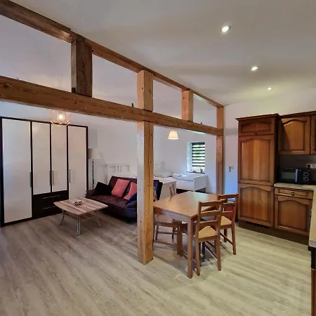 Auf Dem Hof Einer Historischen Muehle