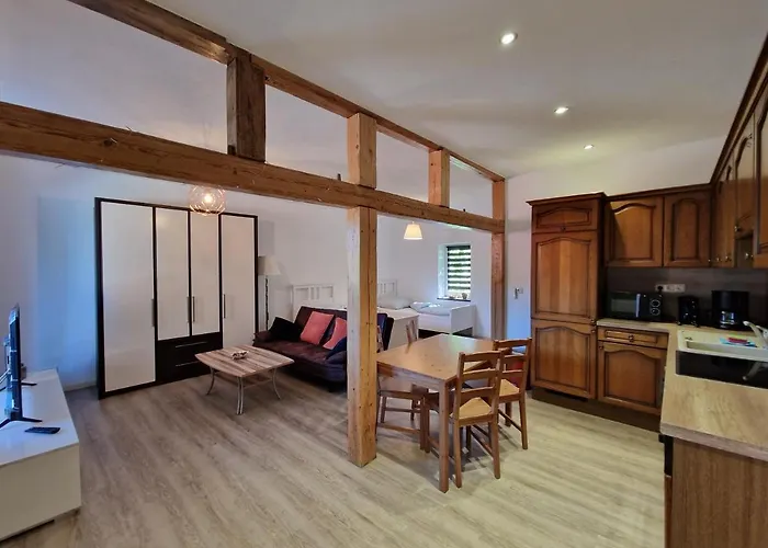 Auf Dem Hof Einer Historischen Mühle